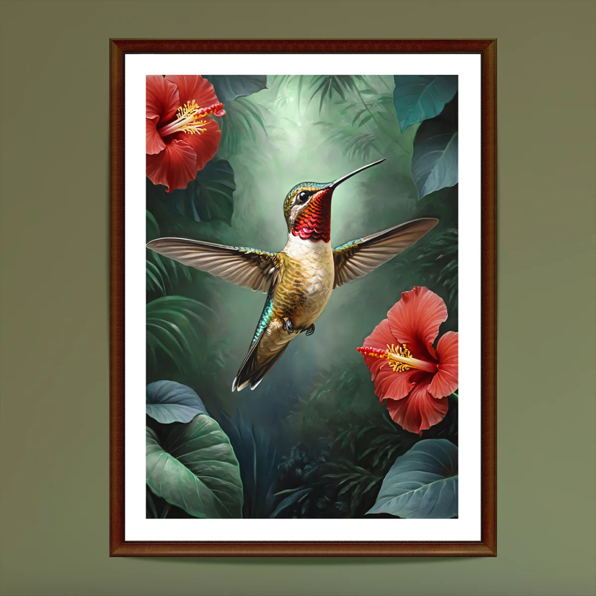 tropical bird illustration