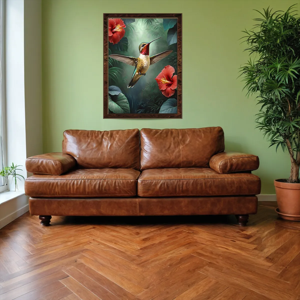 hibiscus floral artwork
