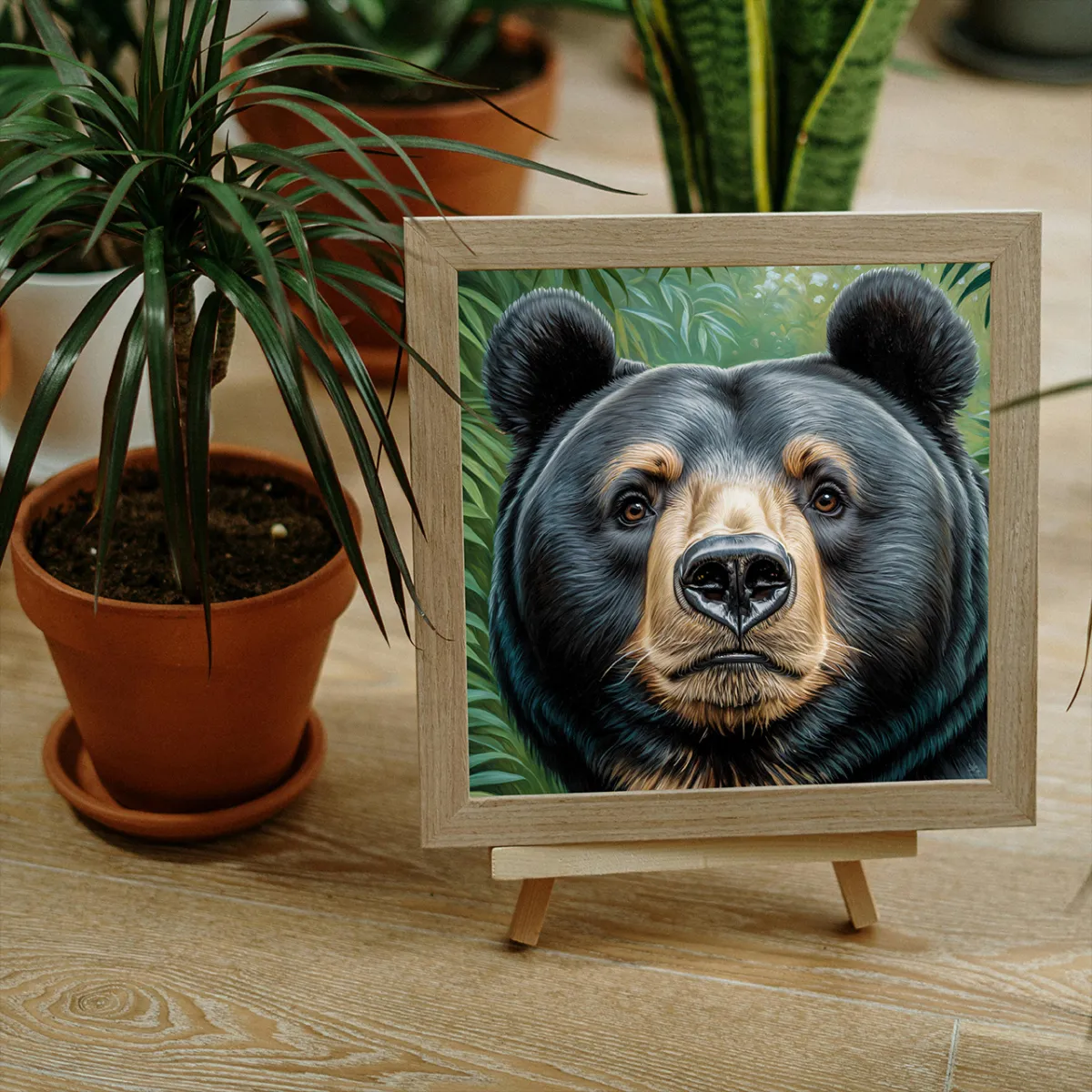 tropical wildlife illustration