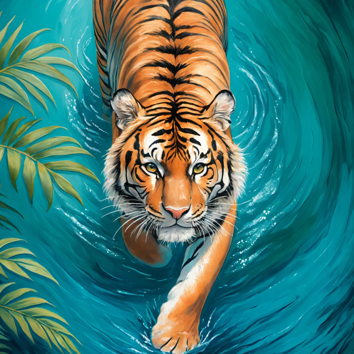 Tiger walking 6 - TAMAJAD collection