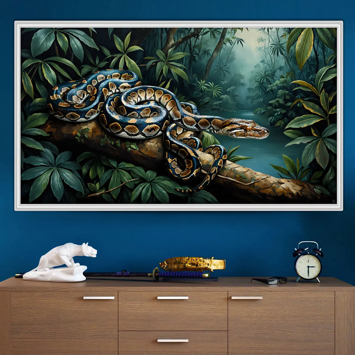 Python Jungle Wall Art