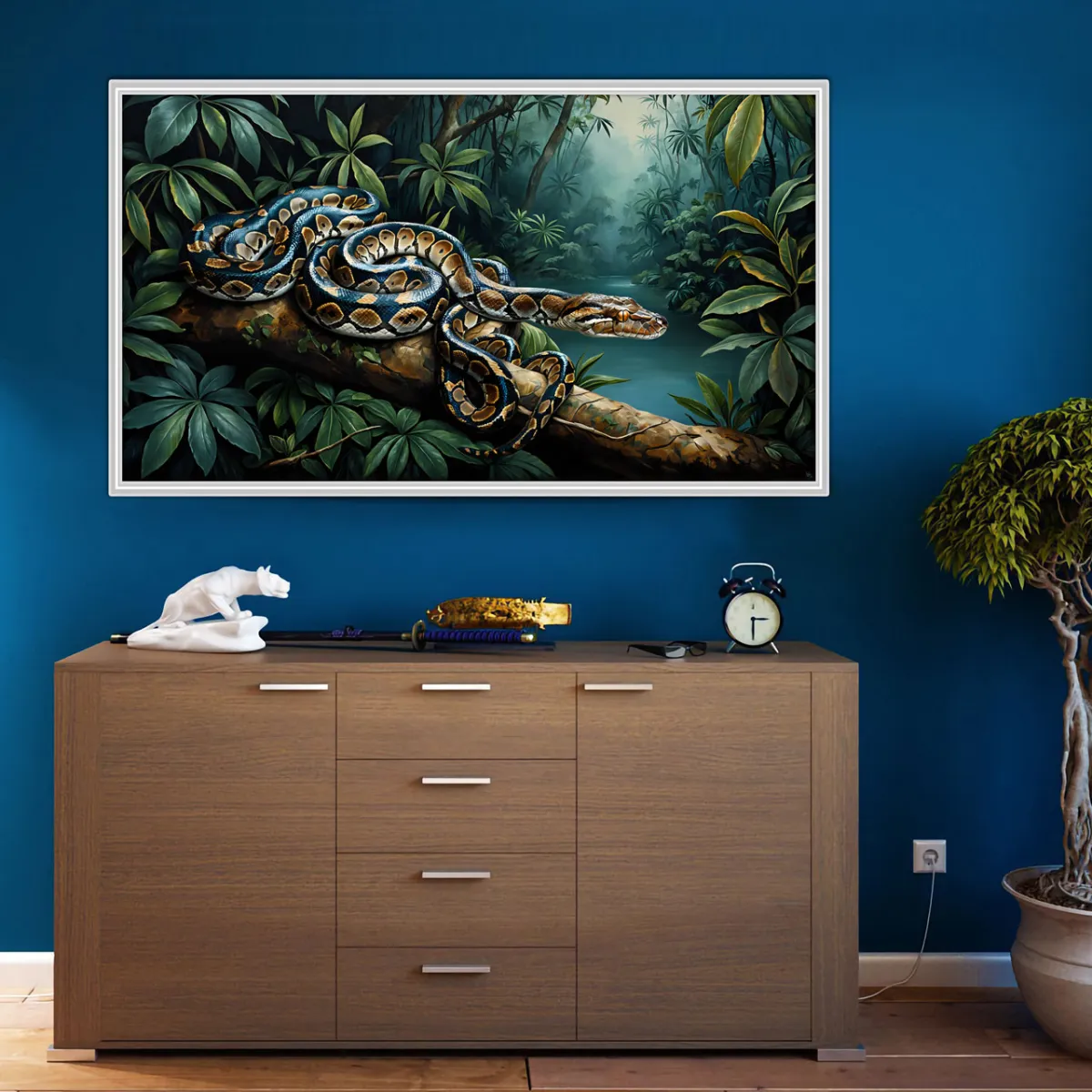 Python Jungle Wall Art