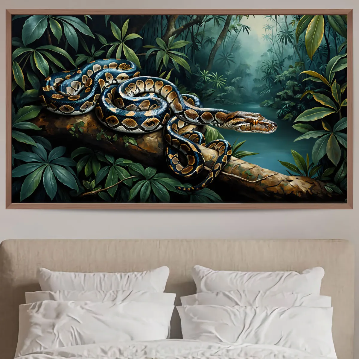 Python Jungle Wall Art