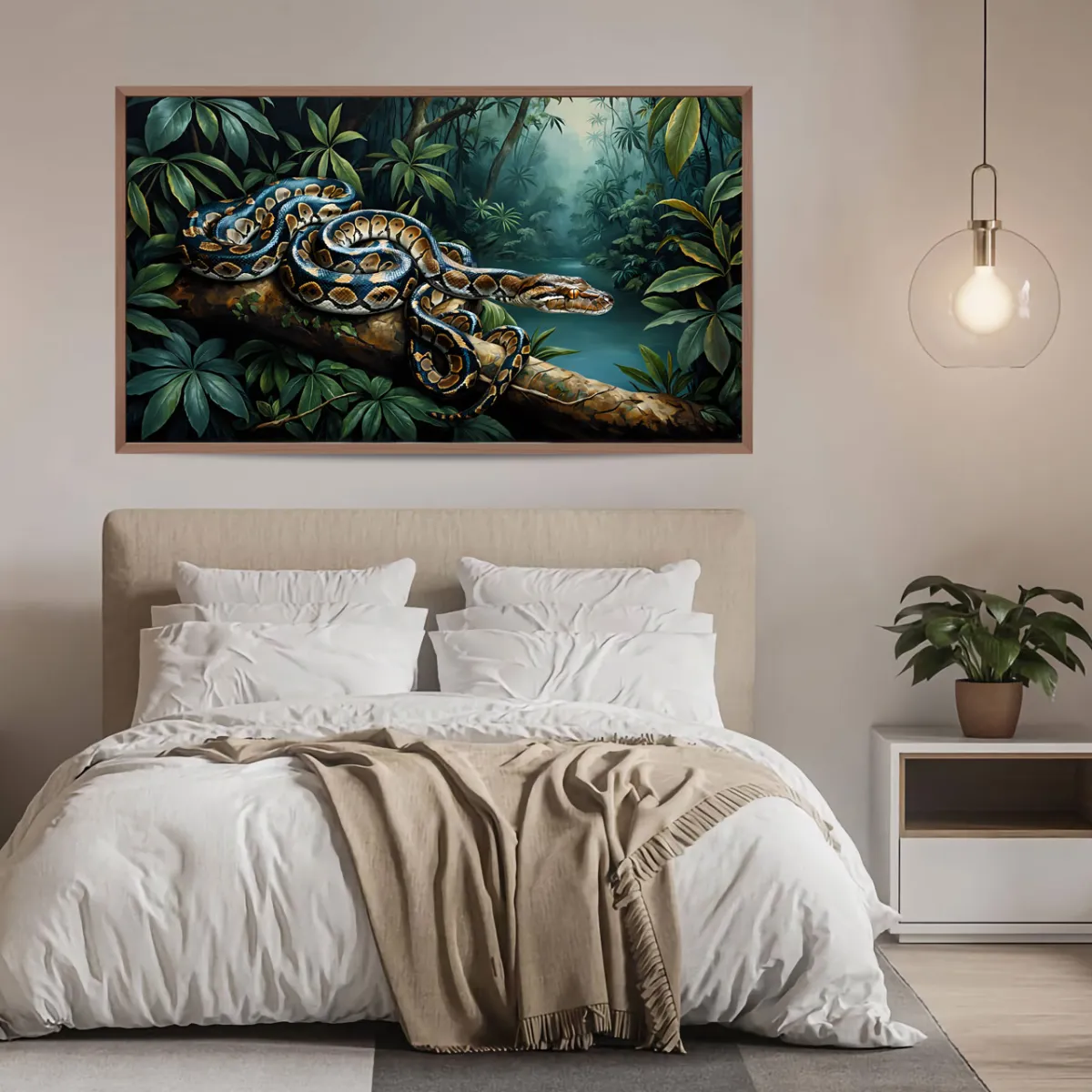 Python Jungle Wall Art