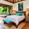 Thailand-inspired tropical bird print for home decoration