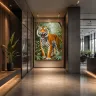 Luxury hotel suite displaying TIGER’S DOMAIN by TAMAJAD